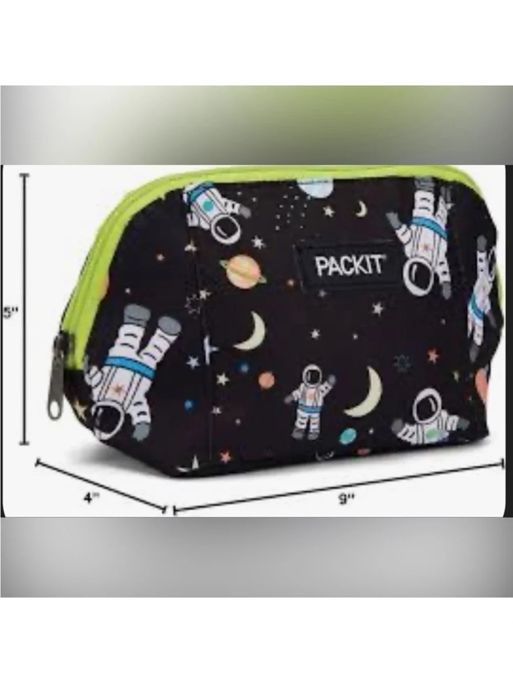 Packit Freezable Snack Bag , Print is Spaceman